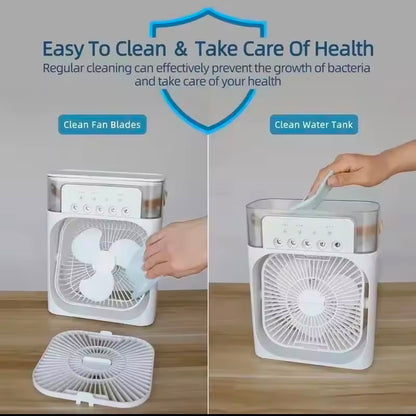Climatizador 3 en 1 con ventilador, refrigerador y aire acondicionado