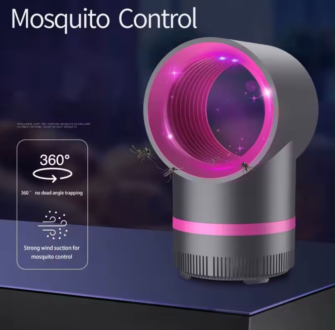 Lampara antimosquitos 2 en 1