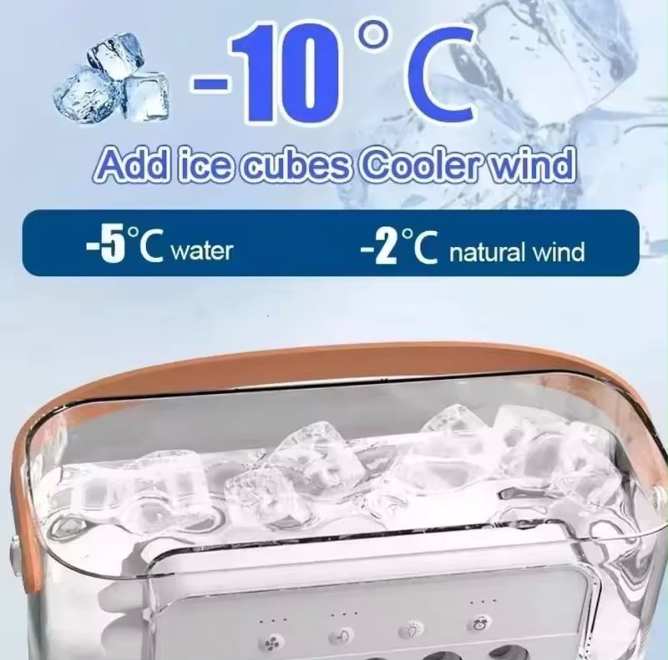 Climatizador 3 en 1 con ventilador, refrigerador y aire acondicionado