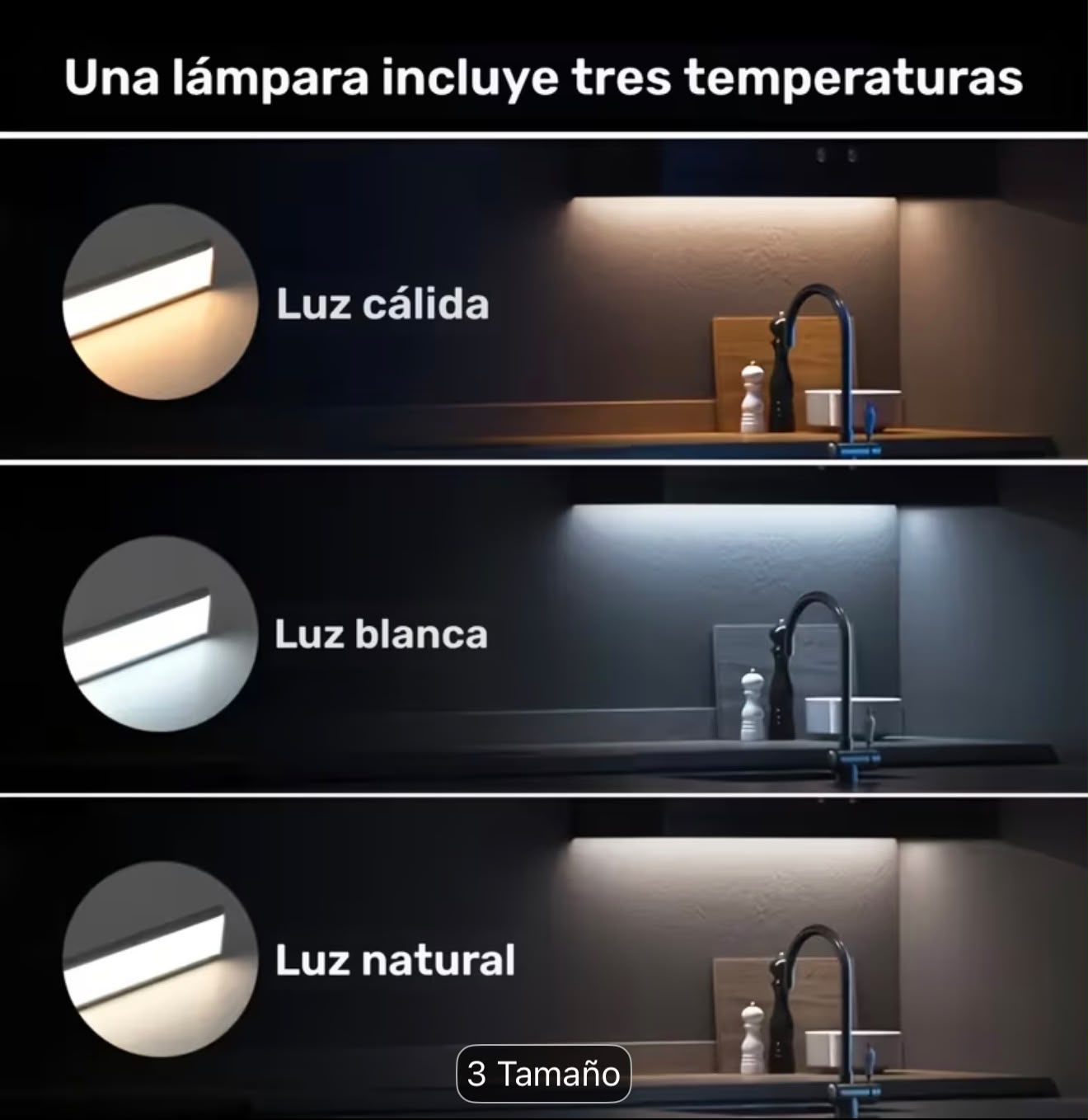 Lampara de Tres temperaturas